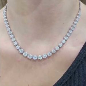 11,14 Karat Pırlanta Suyolu Gerdanlık