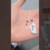 0.15 Karat Pırlanta N Harf Küpe - ZL03120