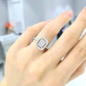 0.75 Karat Pırlanta Fantezi Yüzük - KR00492