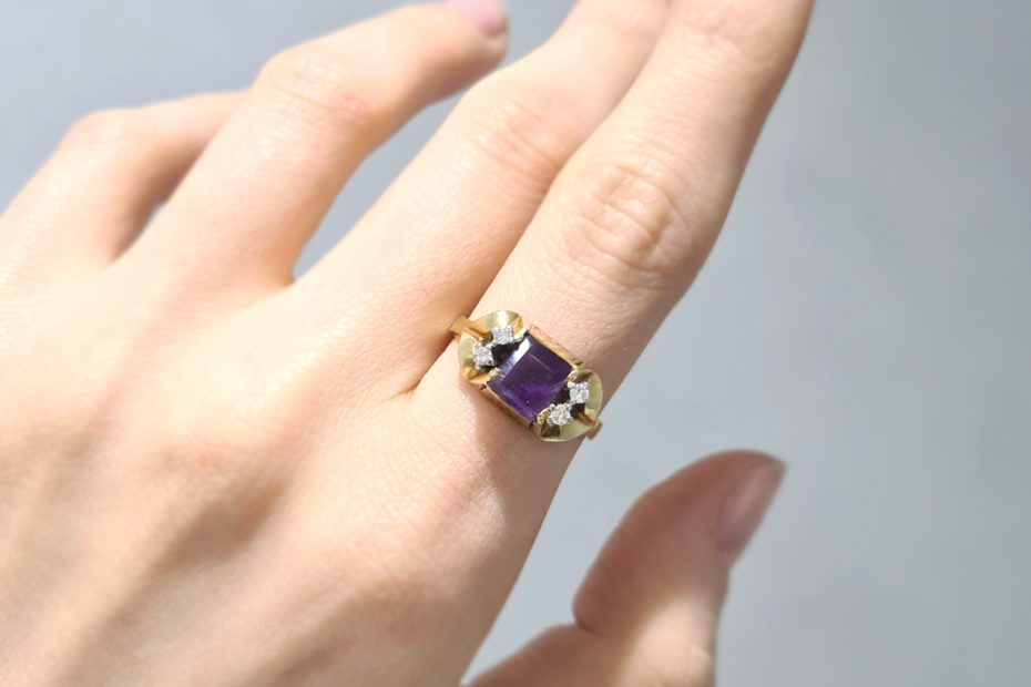 2. El 0.10 Karat Pırlanta Fantezi Yüzük