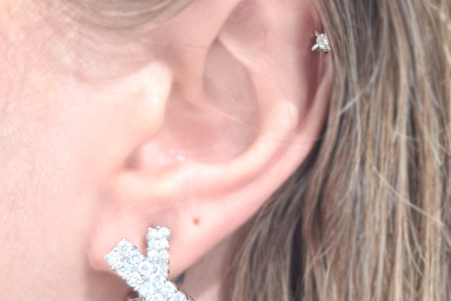 2. El 1.35 Karat Pırlanta Fantezi Küpe - ALM0835