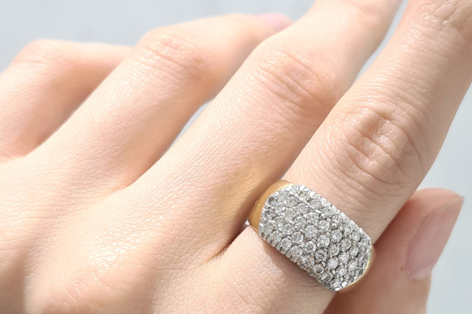 2. El 0.45 Karat Pırlanta Fantezi Yüzük - ALM0826