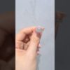 0.08 Karat Pırlanta Baget Yüzük - AKL0117