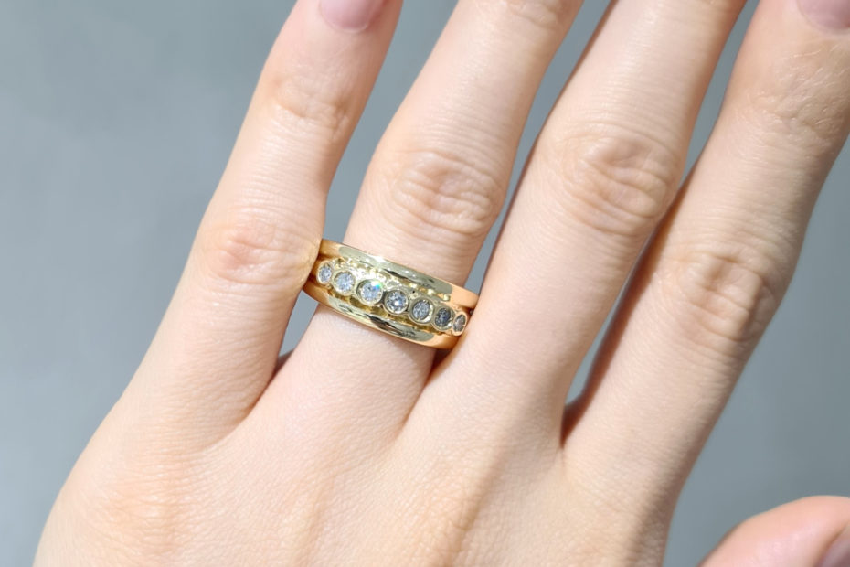 2. El 0.18 Karat Pırlanta Fantezi Yüzük - X003491