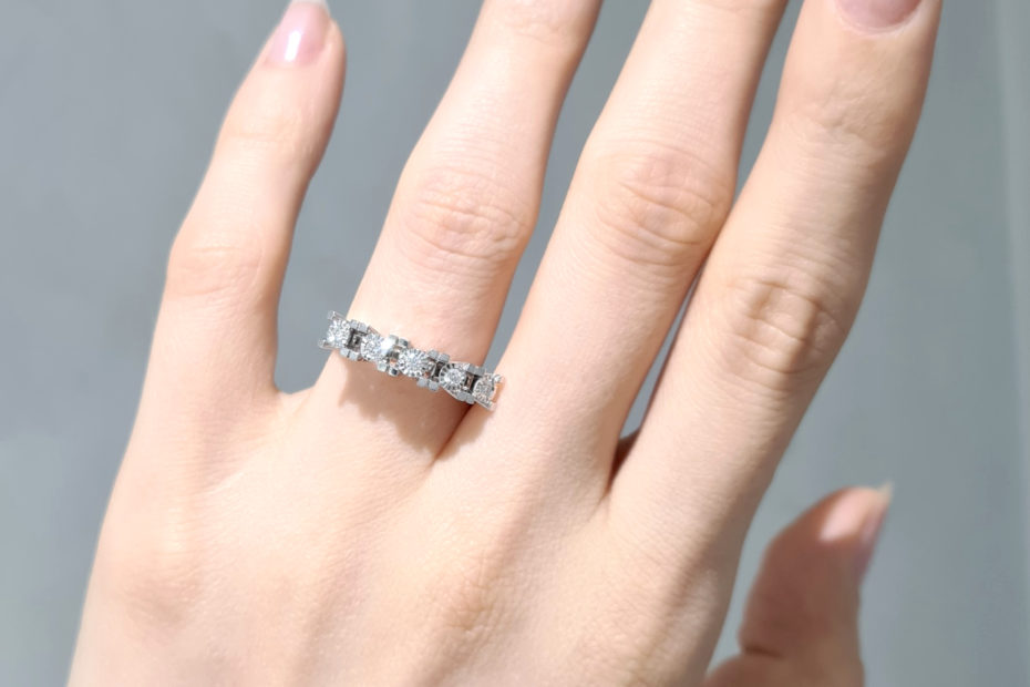 2. El 0.10 Karat Pırlanta Beştaş Yüzük - X003580