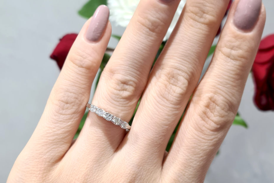 2. El 0.25 Karat Pırlanta Beştaş Yüzük - X003584