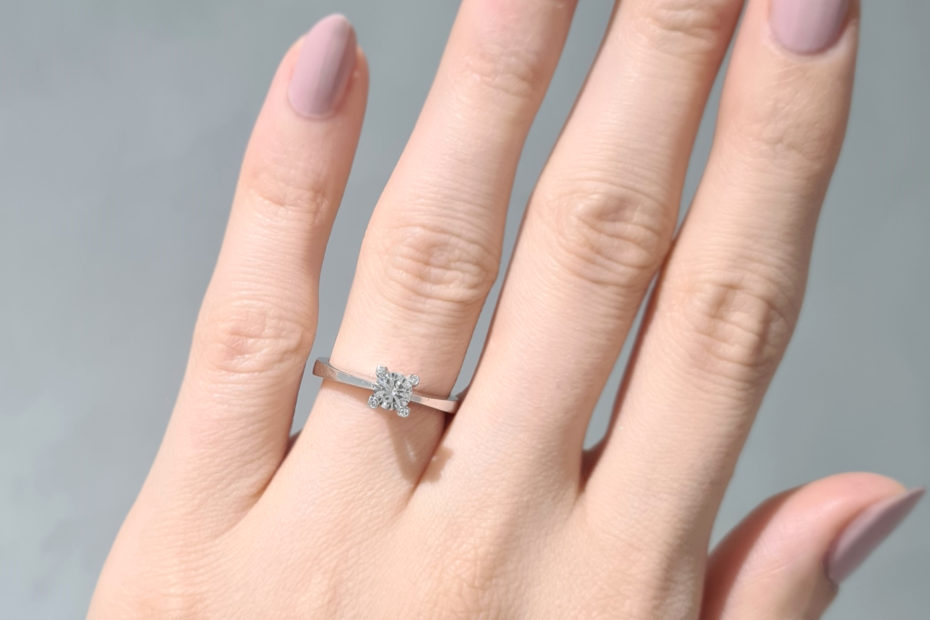 2. El 0.35 Karat Pırlanta Tektaş Yüzük - X003544