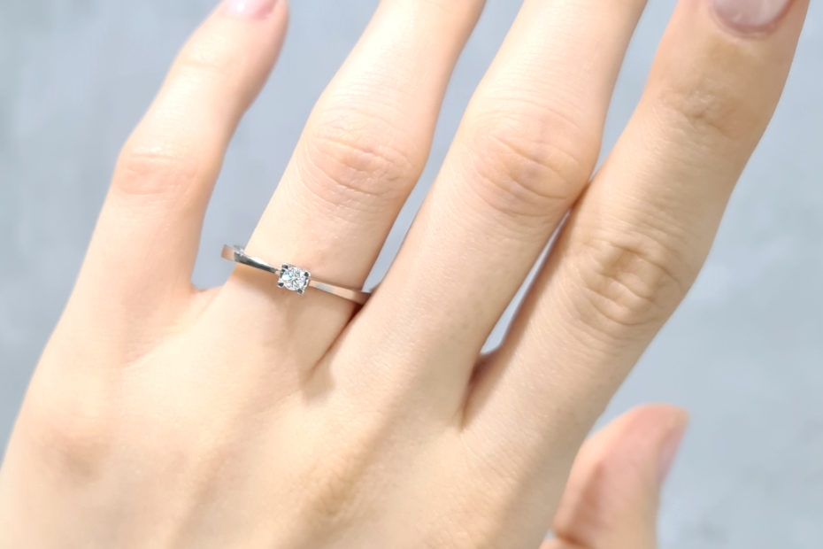 2. El 0,09 Karat Pırlanta Tektaş Yüzük - X003619