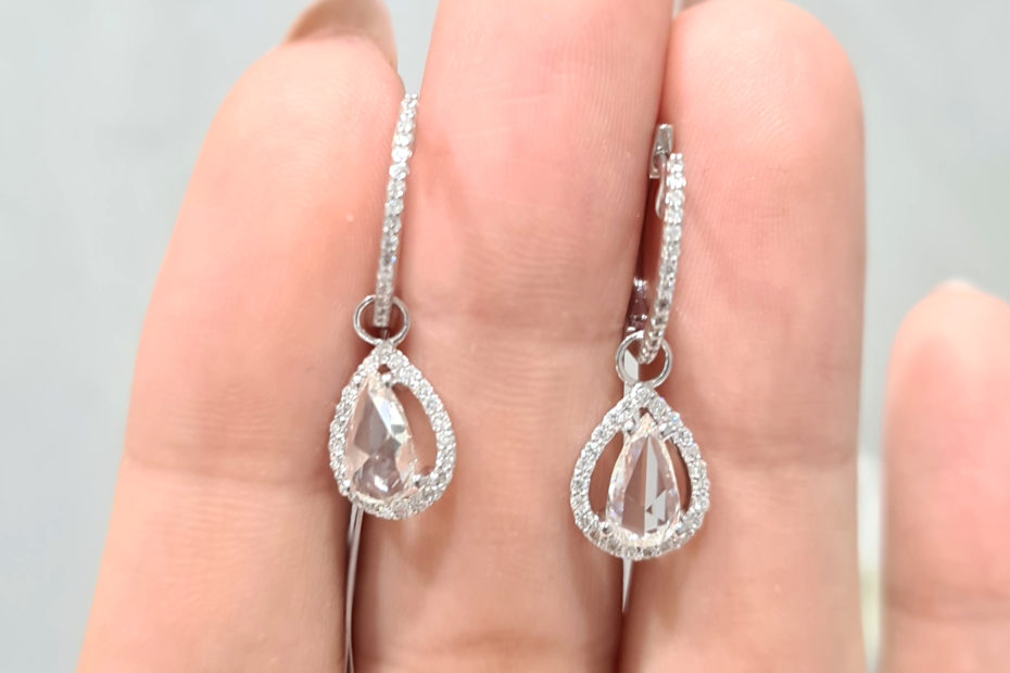 2. El 1.15 Ct Pırlanta Damla Küpe - X003534