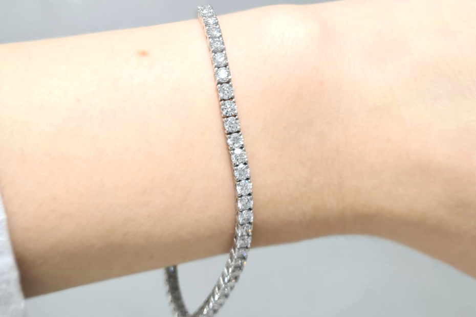 2. El 4,30 Karat Pırlanta Suyolu Bileklik - X003625