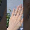 0,39 Karat Pırlanta ve Aquamarine Yüzük - YZ08291