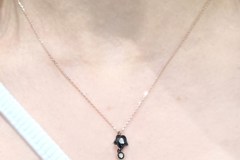 2. El 0,07 Karat Elmas Kolye - X003692