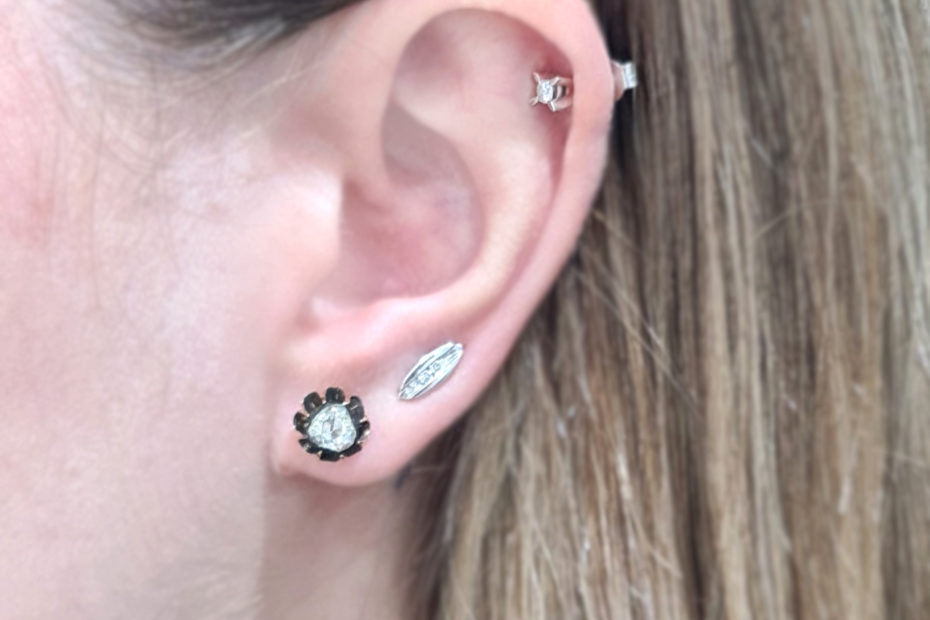 2. El 0,40 Karat Elmas Küpe - X003697