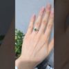 2. El 0,38 Karat Pırlanta ve Zümrüt Yüzük - X003659
