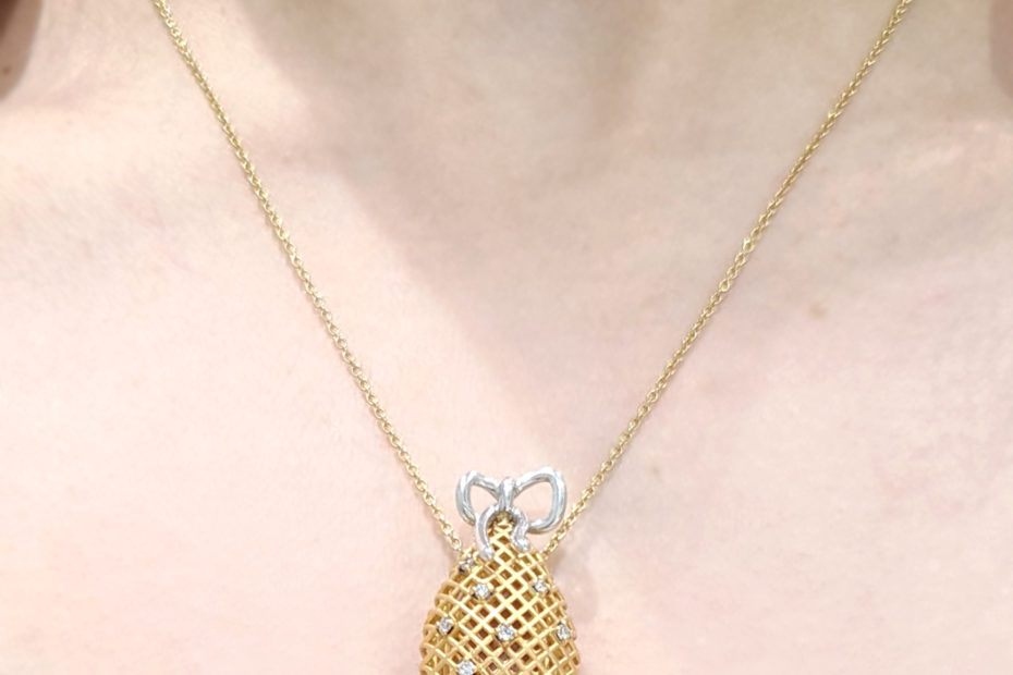 2. El 0,12 Karat Pırlanta Ananas Kolye - X003730