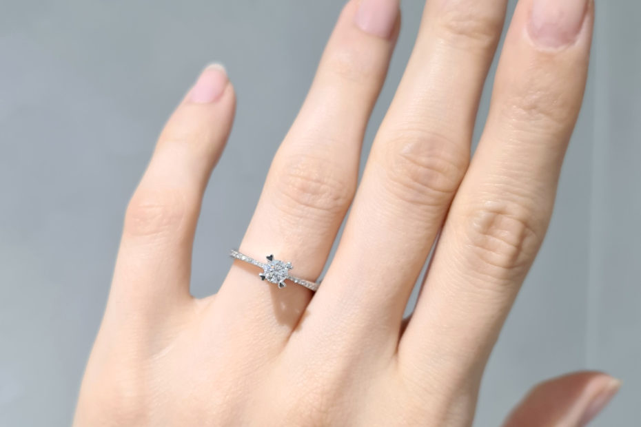 2. El 0,35 Karat F Renk Pırlanta Tektaş Yüzük - X003738