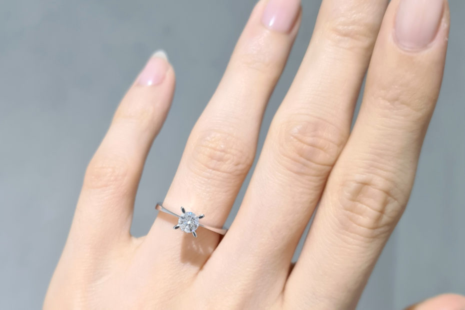 2. El 0,41 Karat D Renk Pırlanta Tektaş Yüzük - X003711