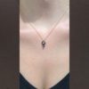2. El 0,07 Karat Elmas Çan Kolye - X003795