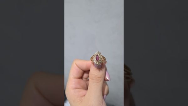 2. El 0,80 Karat Pırlanta Fantezi Yüzük ürün videosu