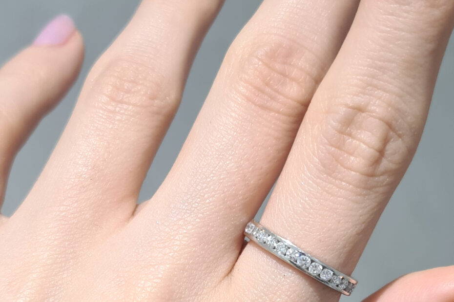 2. El 0,75 Karat Pırlanta Tamtur Yüzük