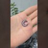 Pırlanta ve Pembe Safir Ayyıldız Kolye