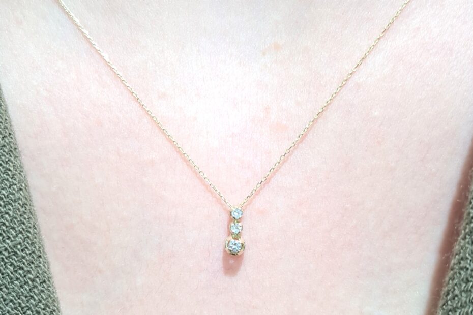 2. El 0,03 Karat Pırlanta Tria Kolye