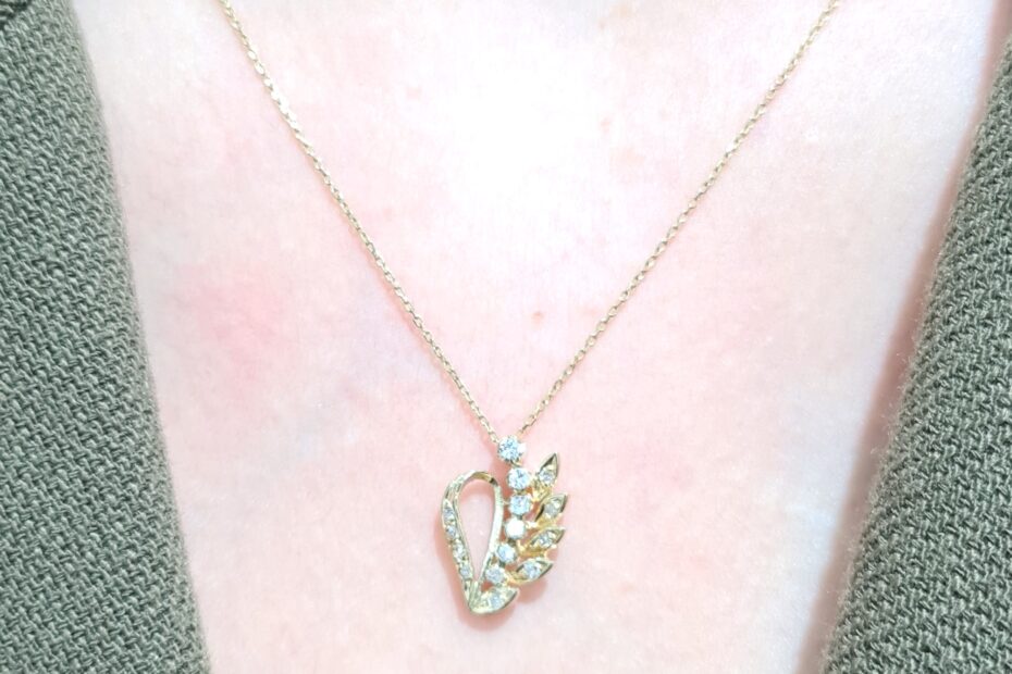 2. El 0,11 Karat Pırlanta Tasarım Kolye