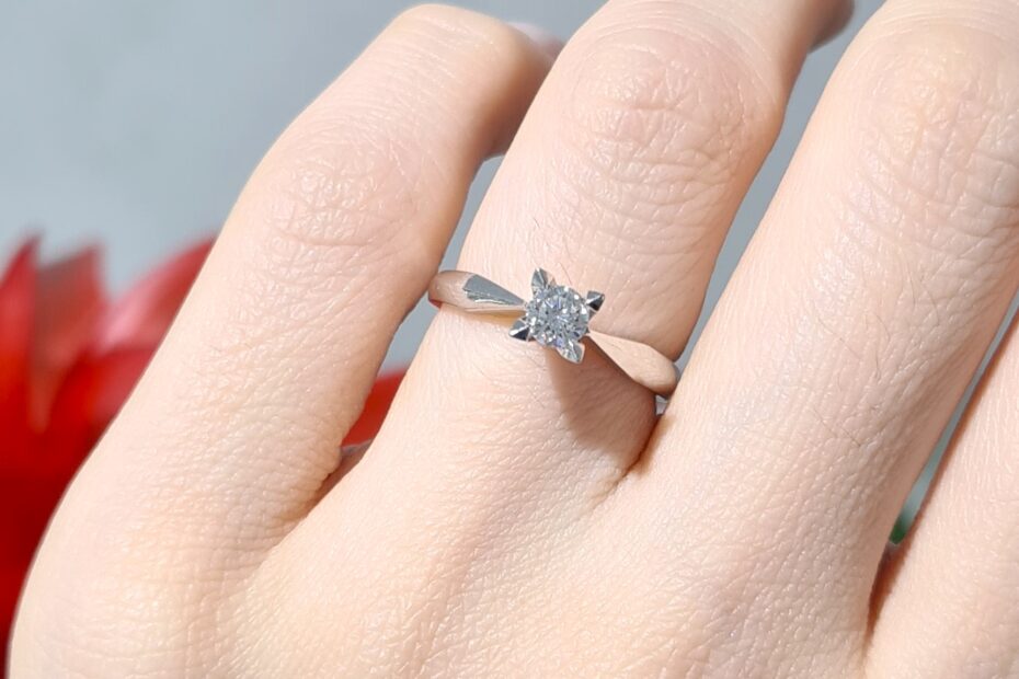 2. El 0,23 Karat Pırlanta Tektaş Yüzük