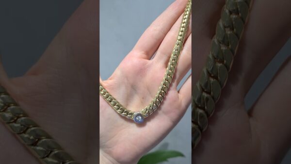 2. El 0,10 Karat Pırlanta Tasarım Gerdanlık ürün videosu