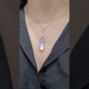 2. El 0,25 Karat Pırlanta ve Aytaşı Özel Tasarım Kolye