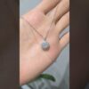 2. El 0,77 Karat Pırlanta Çiçek Kolye