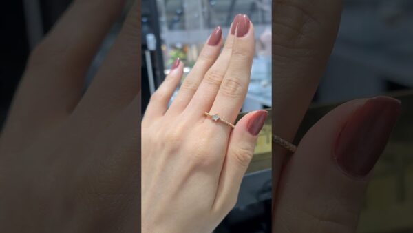 2. El 0,04 Karat Pırlanta Minimal Yıldız Yüzük ürün videosu