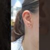 2. El 0,32 Karat Pırlanta Tektaş Küpe