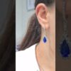 2. El 1,40 Karat Pırlanta ve Safir Küpe