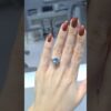 2. El 2,27 Karat Pırlanta ve Blue Topaz Yüzük
