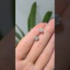 2. El 0,40 Karat Pırlanta Çiçek Küpe