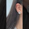 1,86 Karat Pırlanta Baget Küpe KP02426