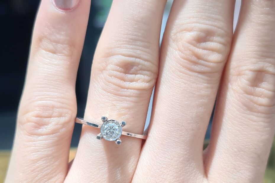 2. El 0,17 Karat Pırlanta Tektaş Yüzük - X004969