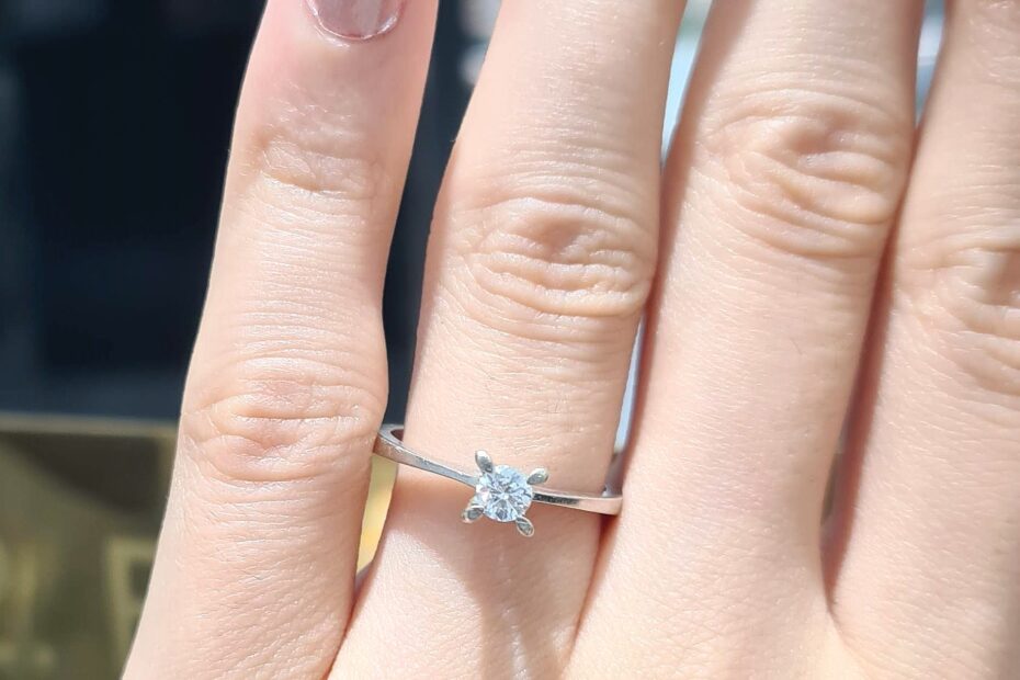 2. El 0,20 Karat Pırlanta Tektaş Yüzük X004973