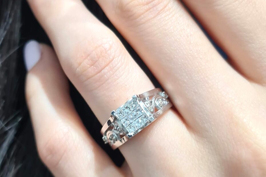 2. El 0,46 Karat Pırlanta Otantik Tasarım Yüzük