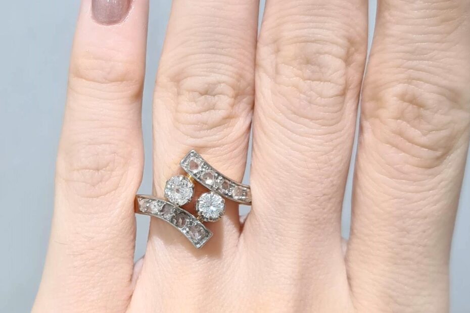 2. El 0,90 Karat Pırlanta Tasarım Yüzük X004926