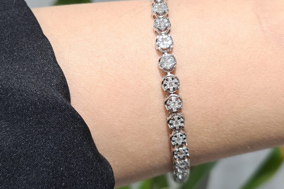 2. El 2,00 Karat Pırlanta Suyolu Bileklik X005086