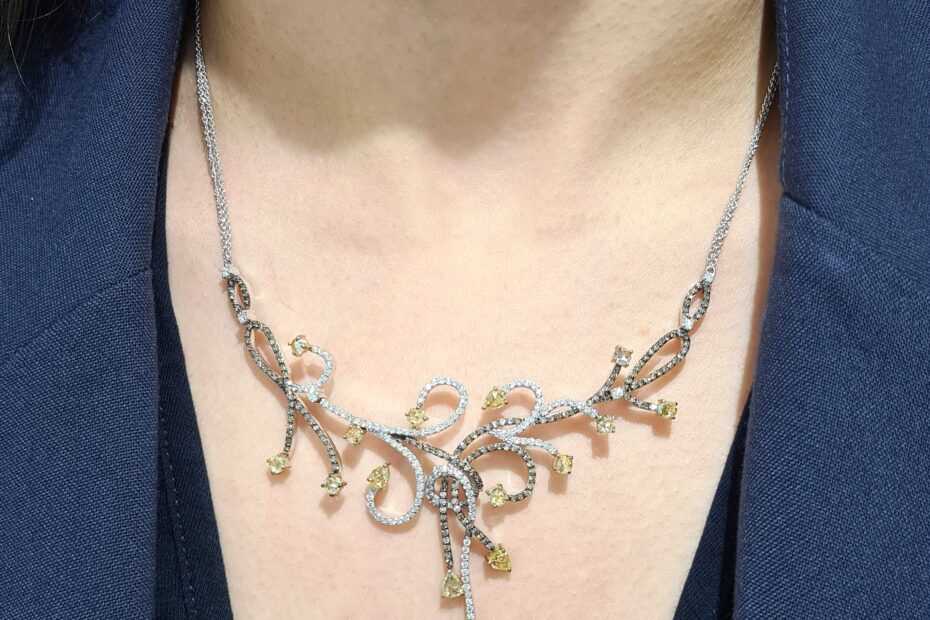 2. El 3,20 Karat Pırlanta Zarif Tasarım Gerdanlık X005068