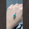 2. El 0,79 Karat Pırlanta ve Zümrüt Kolye X005091