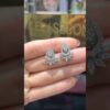 2. El 1,10 Karat Pırlanta Tasarım Damla Küpe X005055