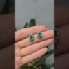 2. El 1,68 Karat Pırlanta ve Zümrüt Küpe X005090
