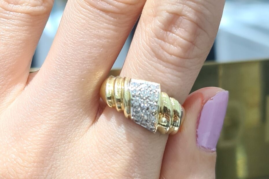 2. El 0,15 Karat Pırlanta Tasarım Yüzük X005211