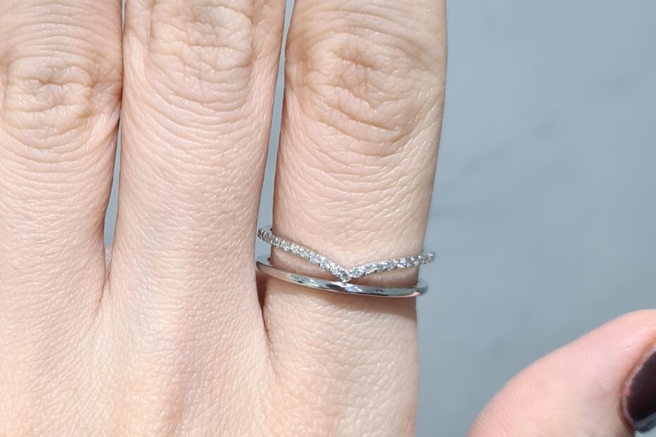 2. El 0,16 Karat Pırlanta Zarif Minimal Yüzük X005123