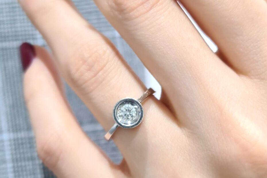 2. El 0,20 Karat Pırlanta Tasarım Tektaş Yüzük