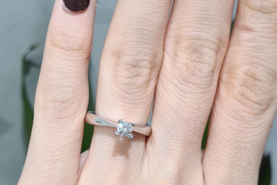 2. El 0,20 Karat Pırlanta Tektaş Yüzük X005109